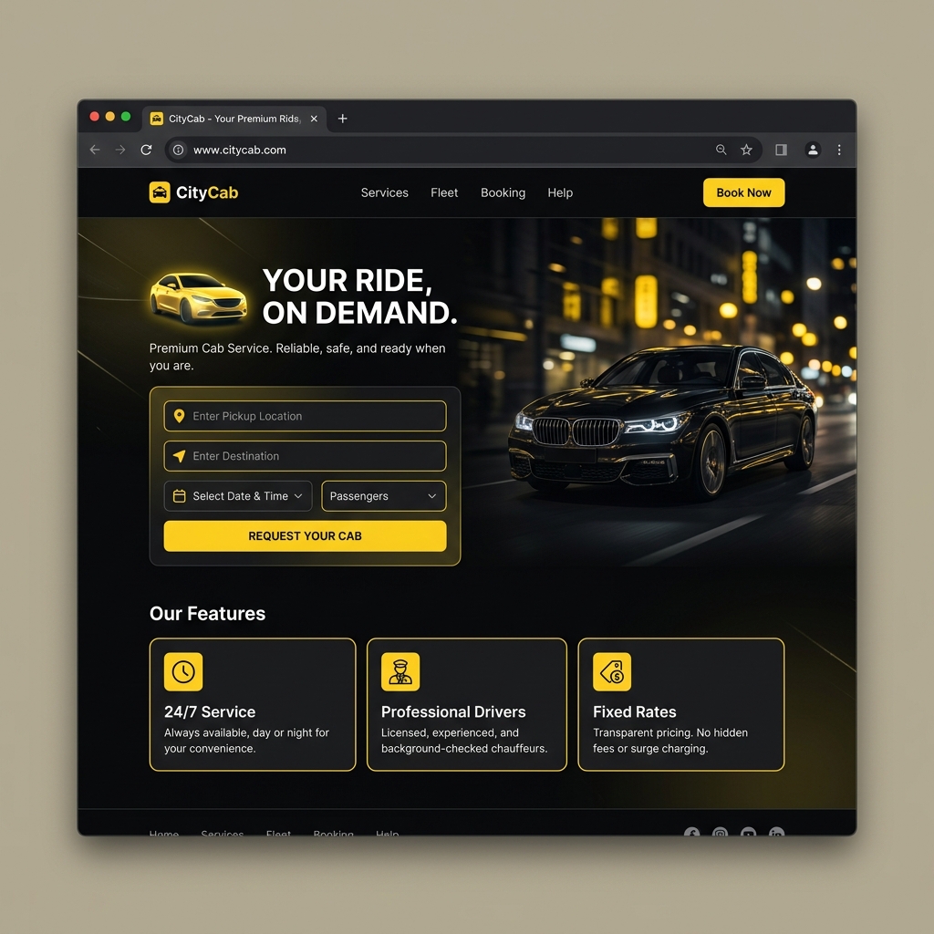 Cab Service Website