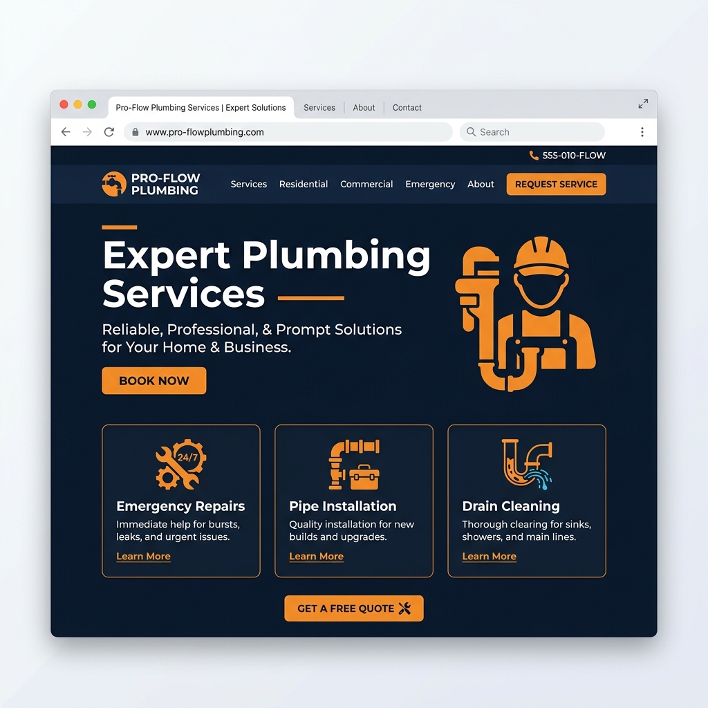 Plumbing Work Website
